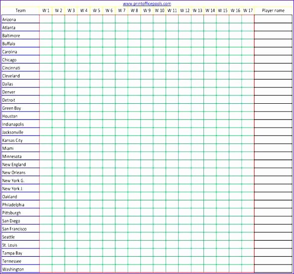 100 Square Football Pool Excel Beautiful 12 Football Pool Excel Template Exceltemplates