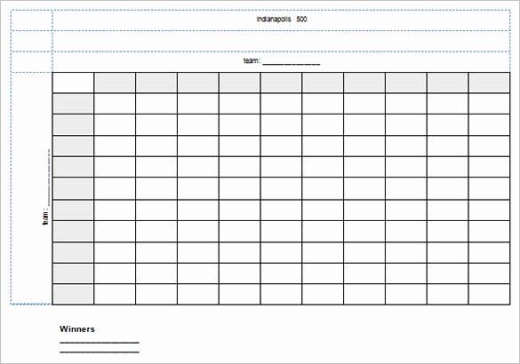 100 Square Football Pool Excel Fresh Download Football Pool Template for Free Tidytemplates