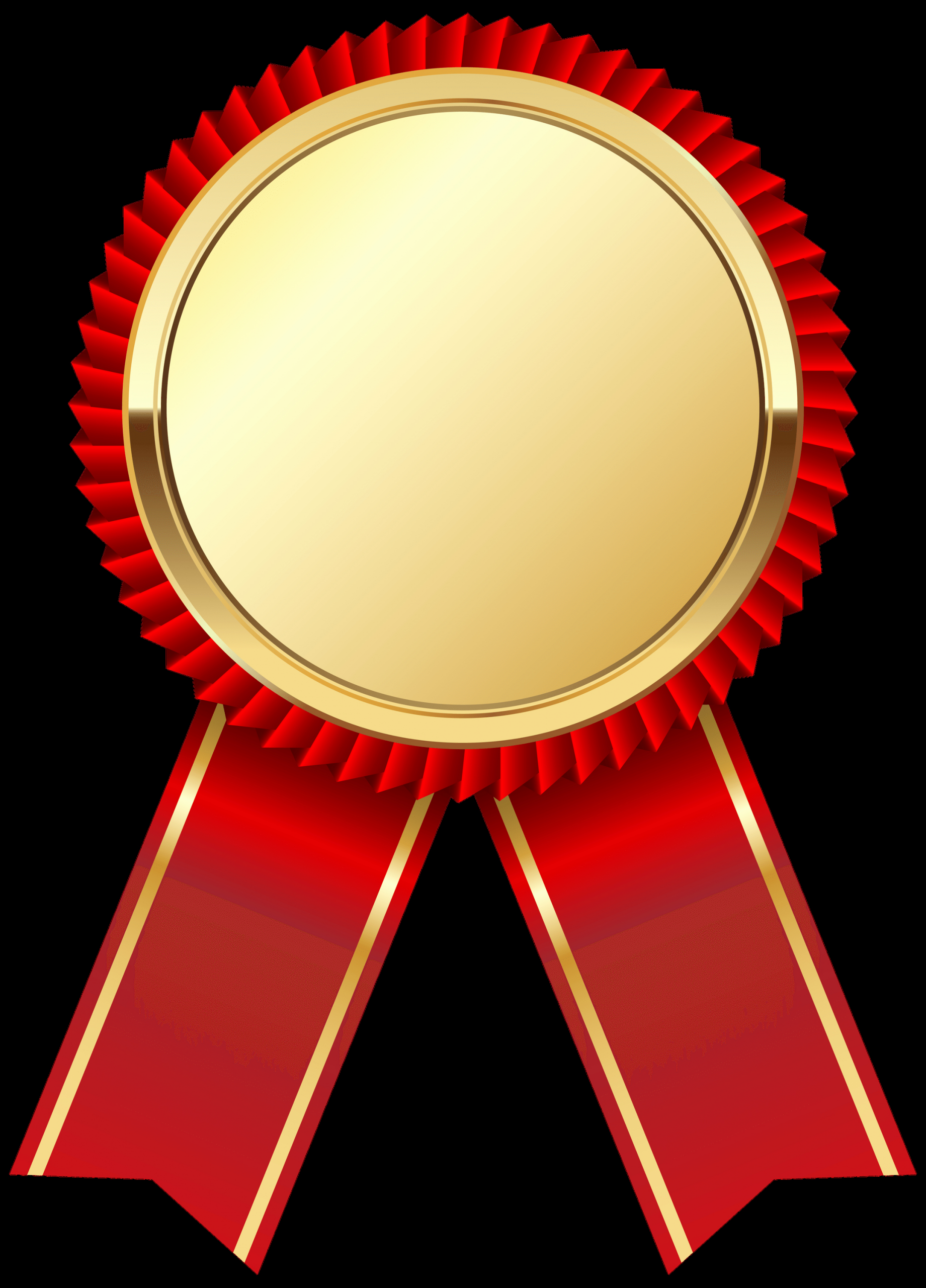 2nd Place Ribbon Png Elegant Gold Medal Ribbon Transparent Png Stickpng