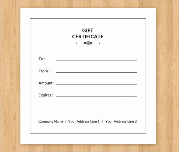 529 Gift Certificate Template Awesome Sample Gift Certificate Template 64 Documents Download