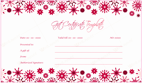529 Gift Certificate Template Beautiful 10 Gift Certificate Templates to Appear Professional