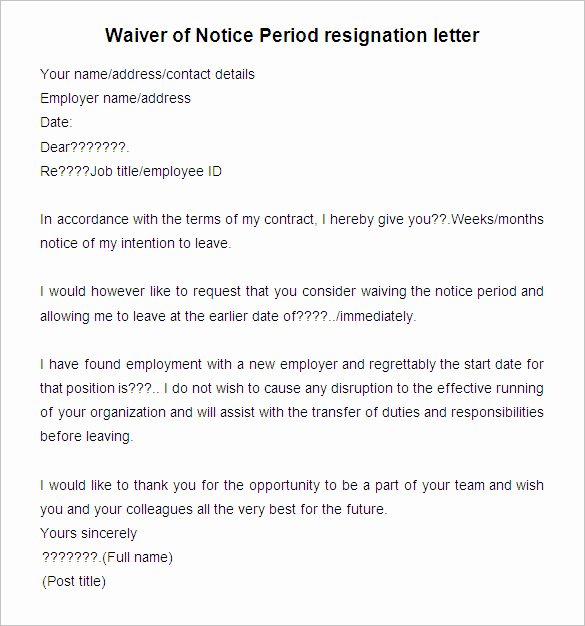 90 Day Probationary Period Offer Letter Fresh 24 Notice Period Letter Templates Pdf Doc
