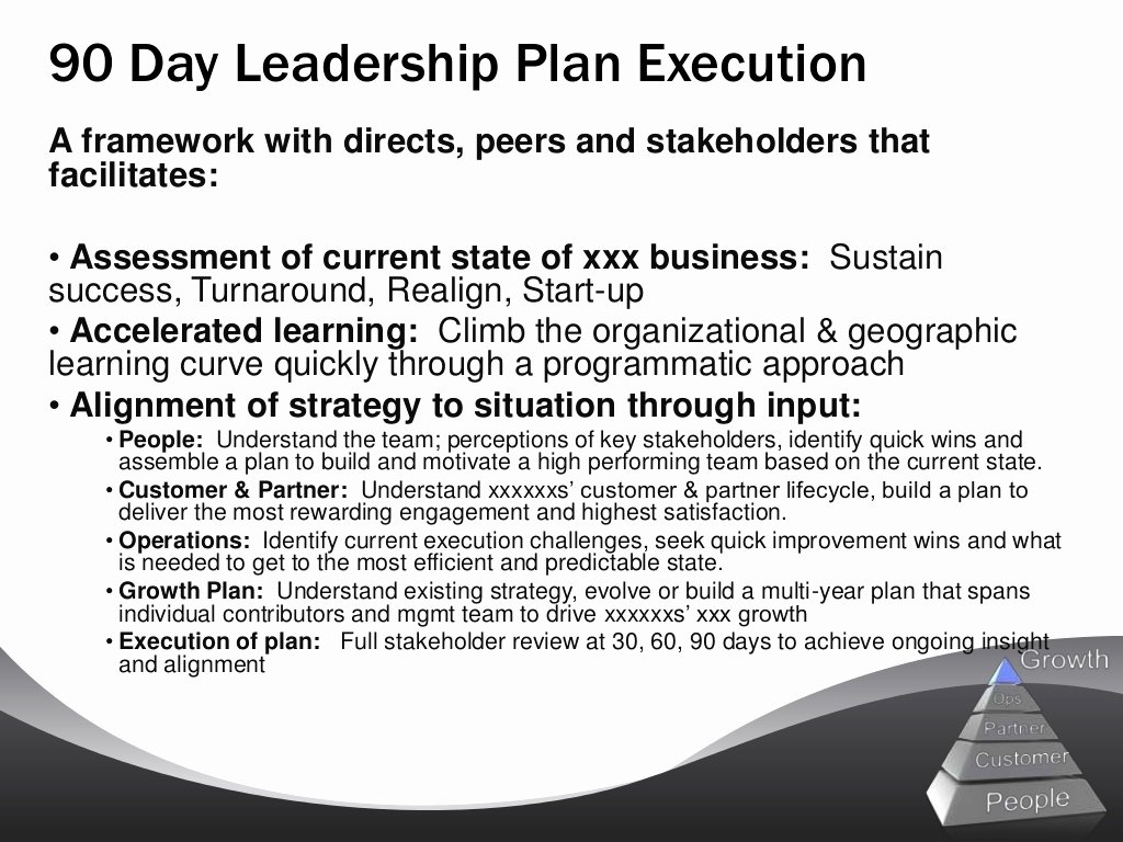 90 Day Sales Plan Example Beautiful Sample 90 Day Leadership Plan