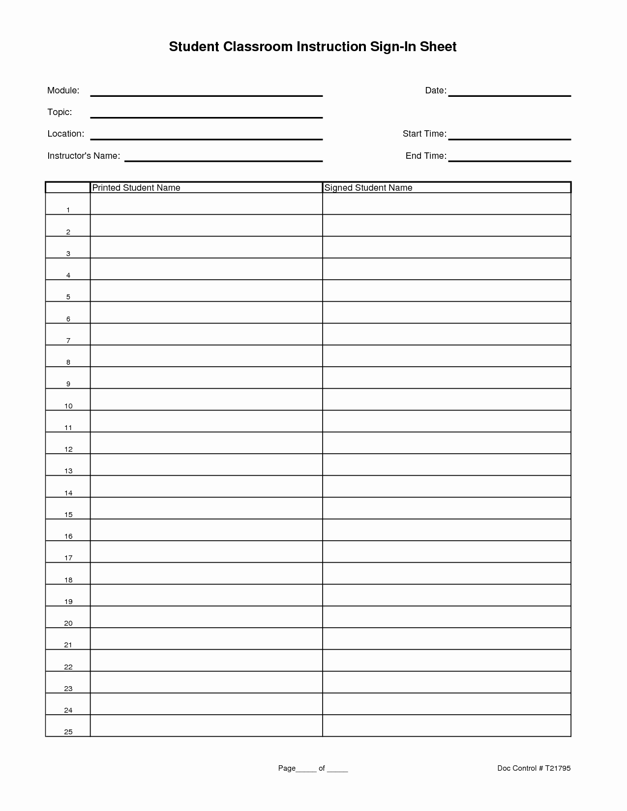Aa Meeting Sheet Print Out Lovely Class Sign In Sheet
