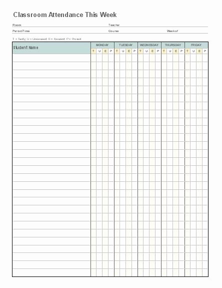 Aa Meeting Sign Off Sheet Luxury Free Blank Class Roster Printable