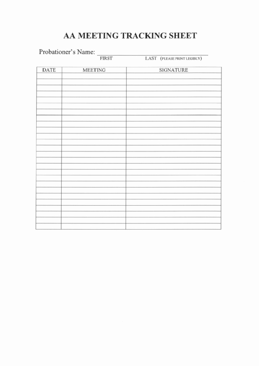 Aa Na attendance Verification Sheet Unique top 11 Aa attendance Sheets Free to In Pdf format