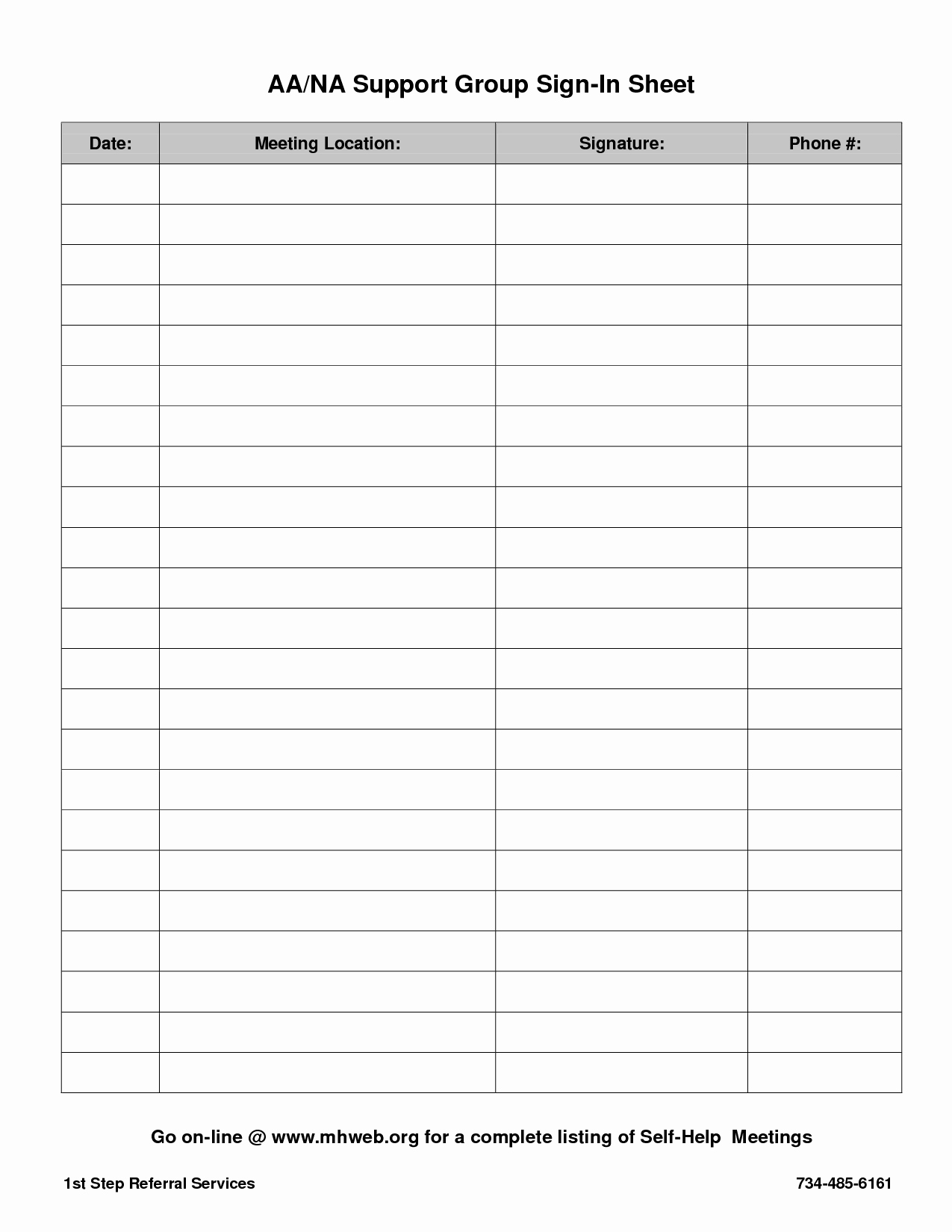 Aa Sign In Sheets Unique New Meeting Sign In Sheet Template Word Exceltemplate