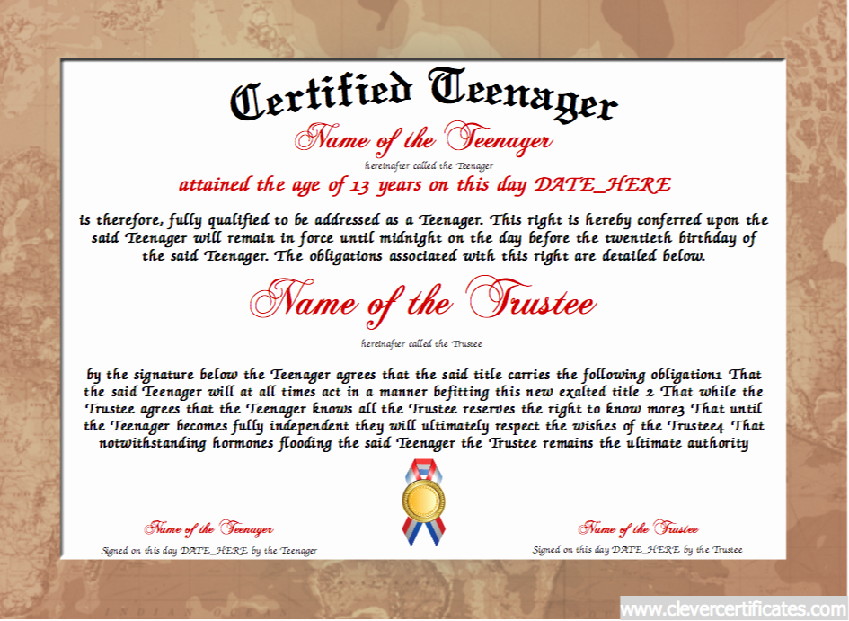 Above and Beyond Certificate Template Inspirational Teenager Certificate Designer Free Certificate