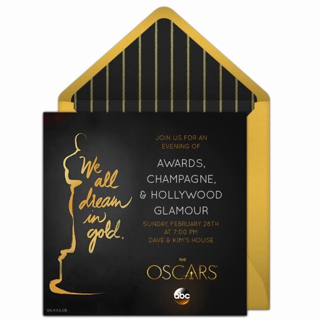 Academy Award Envelope Template Unique 22 Best Invitation Design Images On Pinterest