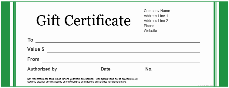 Adams Gift Certificate Template Download Elegant Custom Gift Certificate Templates for Microsoft Word with