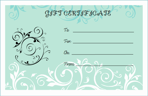 Adams Gift Certificate Template Word Lovely T Certificate Template Free Fill In