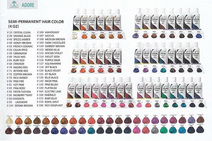 Adore Cellophane Colors Fresh 40 Lovely Hair Cellophane Color Charts Sa Haircolors