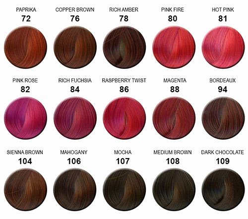 Adore Color Swatches Beautiful Creative Image Adore Semi Permanent Hair Color 70 Raging
