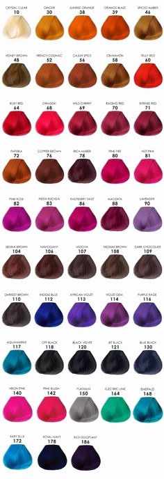 Adore Semi Permanent Hair Color Chart Elegant Pinterest • the World’s Catalog Of Ideas
