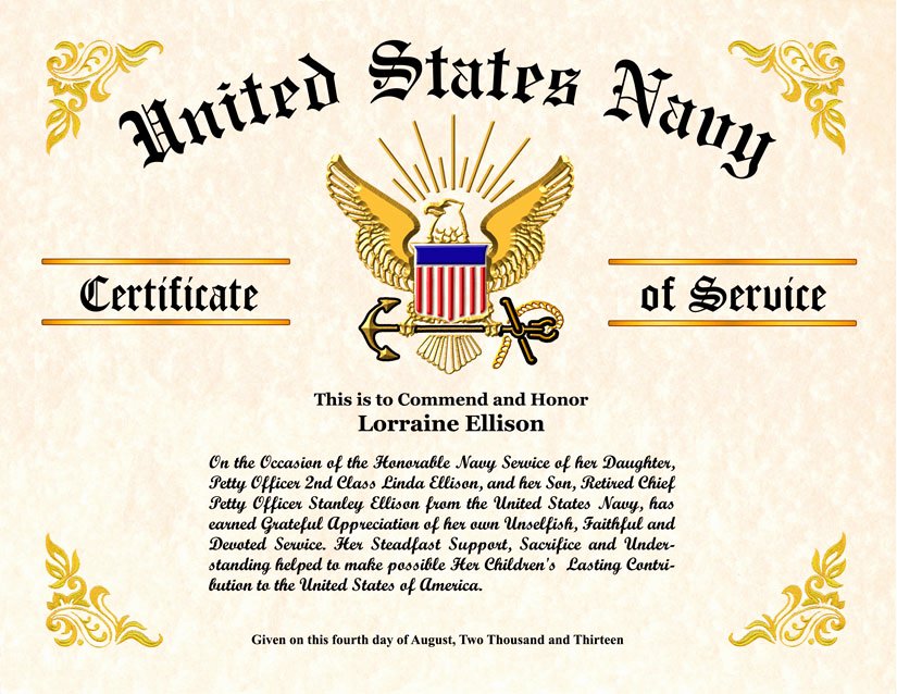 Air force Certificate Of Appreciation Template Elegant Military Wife and Family Certificate Of Appreciation