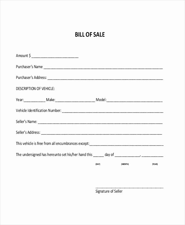 Alabama Vehicle Bill Of Sale Gift Elegant Alabama Bill Of Sale