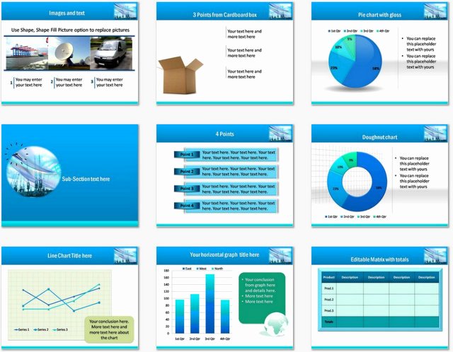 All About Me Powerpoint Template Beautiful Powerpoint Shipyard Logistics Template