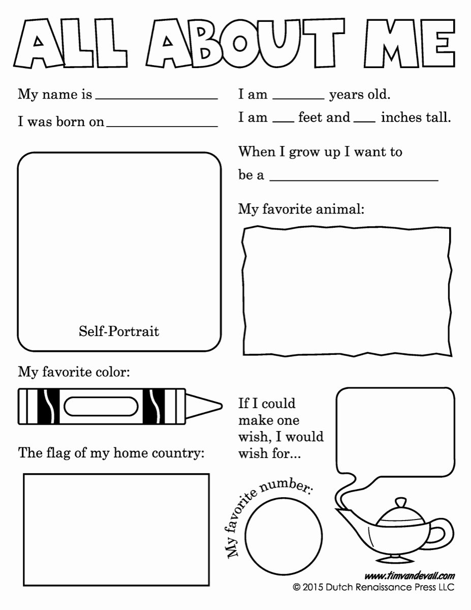 All About Me Powerpoint Template Best Of All About Me Worksheetstake the Pen