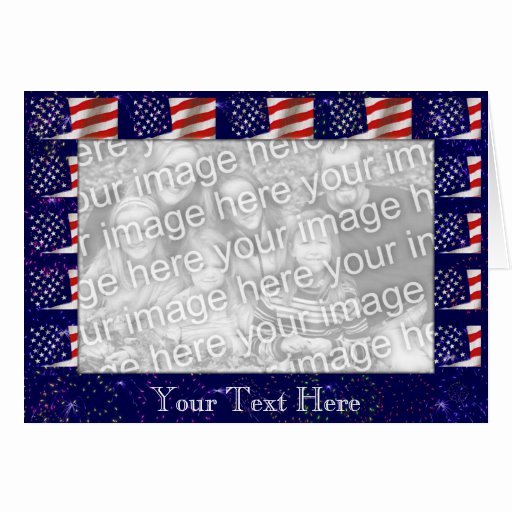 American Flag Certificate Template Awesome Card Template American Flag Border
