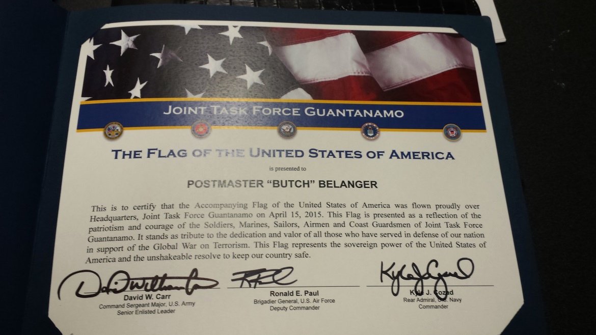 American Flag Certificate Template Beautiful south Florida Postal Blog Postmaster S Military Service