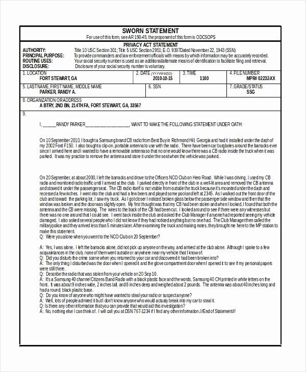 Army Initial Counseling Example Army Military