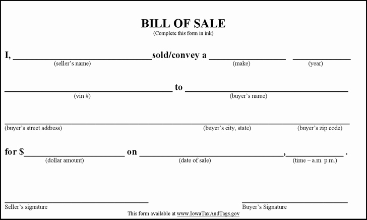 As is Bill Of Sales Beautiful Bill Of Sale form Template