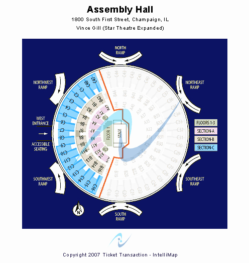 Assembly Hall Seating Chart Luxury Kenny Rogers State Farm Center Tickets Kenny Rogers