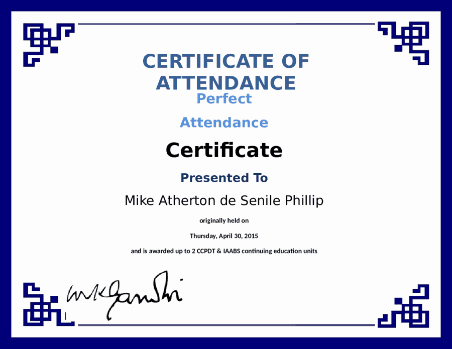 Attendance Certificate format for Employees Luxury 5 Certificate Of attendance Templates Word Excel Templates