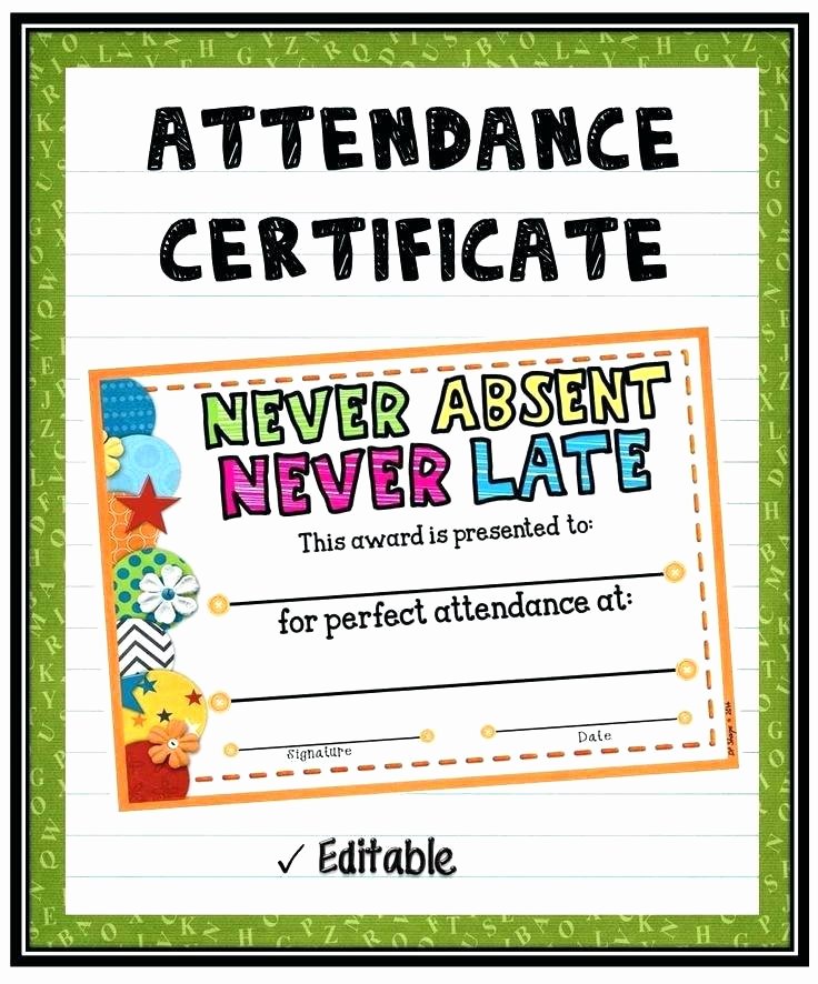 Attendance Certificate format for Employees Unique attendance Certificate format for Employees – Ethercard