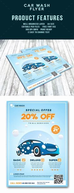 Auto Detailing Flyer Template Inspirational Car Detail Flyer Template Free Google Search