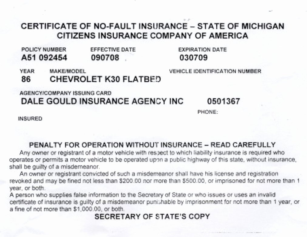 Automobile Insurance Card Template Best Of Proof Auto Insurance Template Free