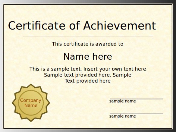 Award Certificate Template Powerpoint Fresh 7 Powerpoint Certificate Templates Ppt Pptx