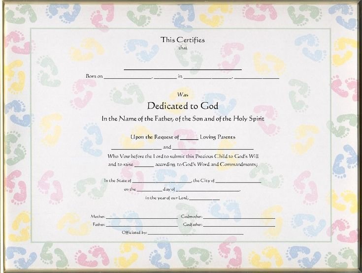 Baby Blessing Certificate Template Elegant 1000 Ideas About Free Certificate Templates On Pinterest