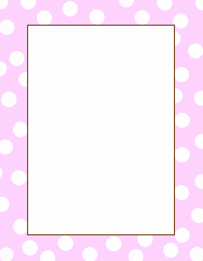 Baby Border for Word Document Elegant Baby Page Border