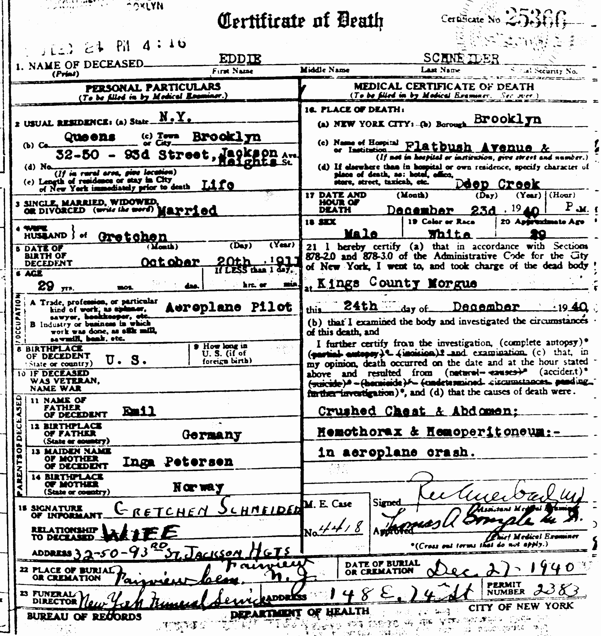 Baby Death Certificate Template Fresh Death Certificate Familypedia