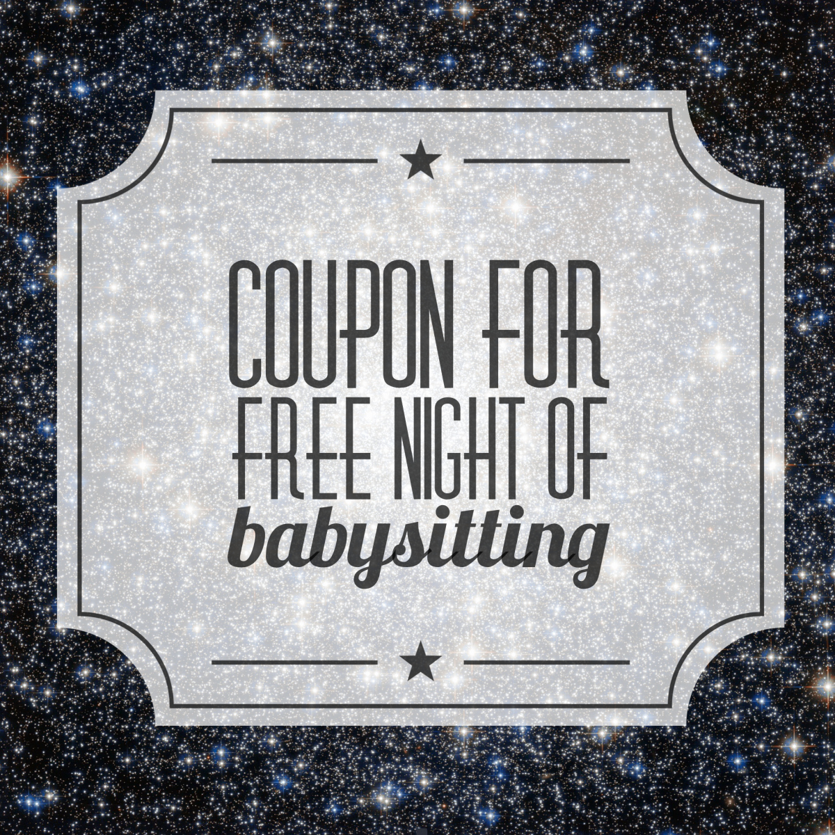 Babysitting Certificate Template Free Lovely Free Printable Coupons for Babysitting the Gift Of