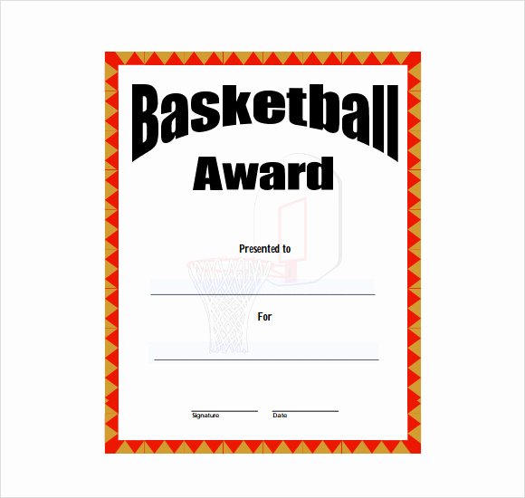  20 Basketball Certificates Free Download Dannybarrantes Template