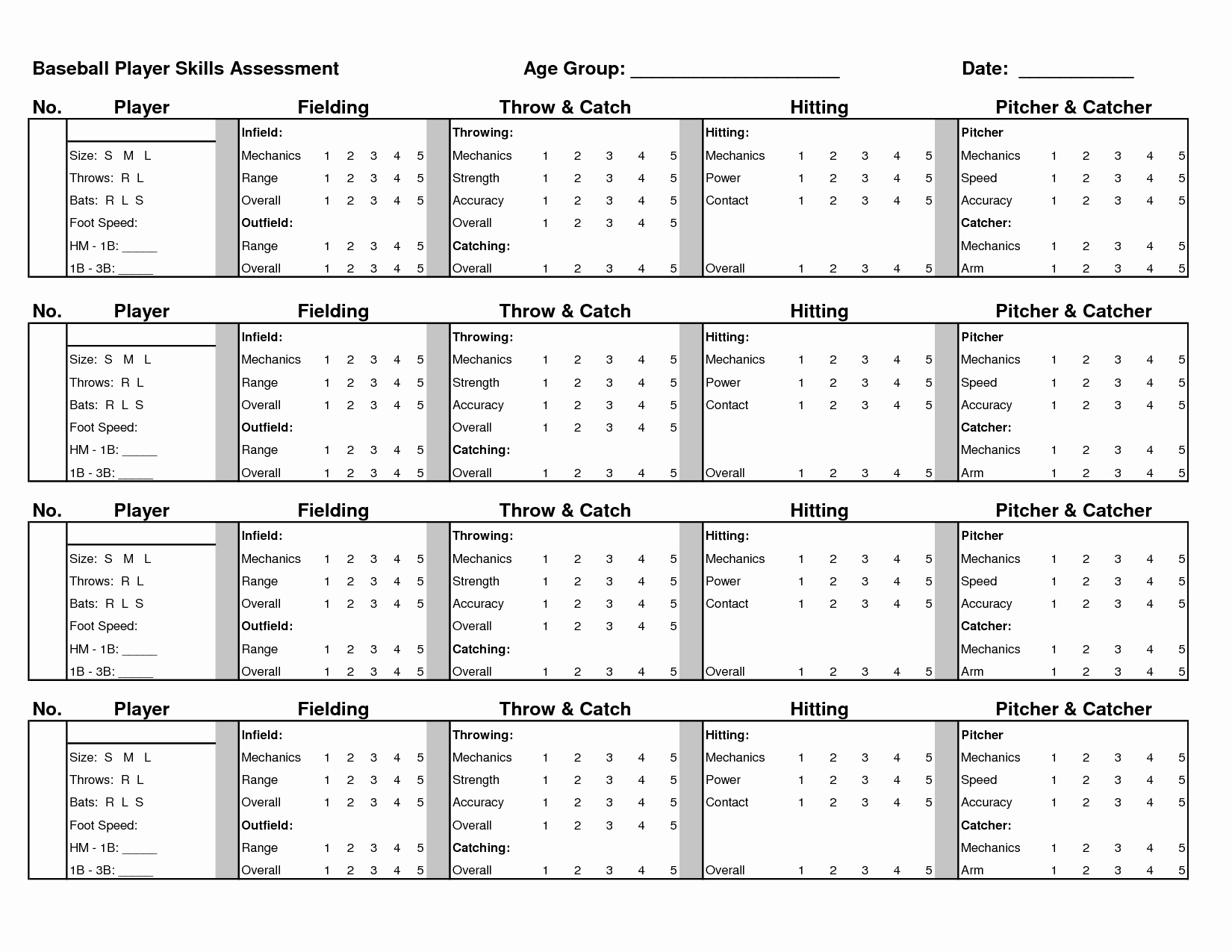  20 Basketball Tryout Form Dannybarrantes Template