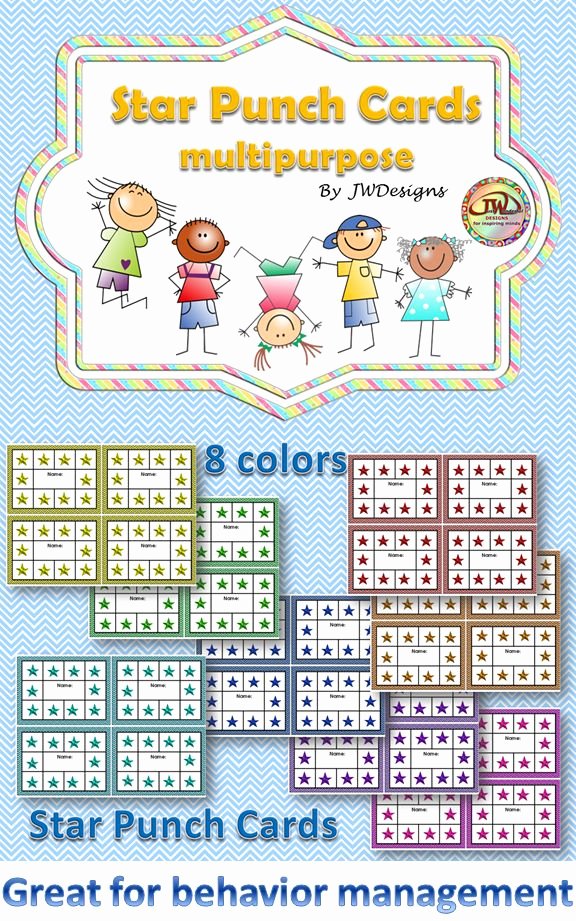 Behavior Punch Card Template Inspirational How Many Star are On the Us Flag