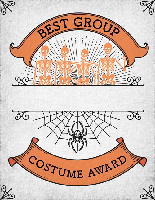 Best Costume Award Template Inspirational Adult Halloween Costumes Halloweencostumes