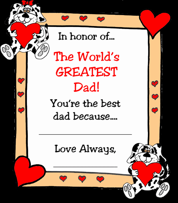 Best Dad Award Printable Beautiful Awards Day Quotes Quotesgram
