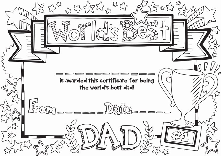 Best Friend Ever Award Fresh Free Father S Day Certificate Download Hobbycraft Blog
