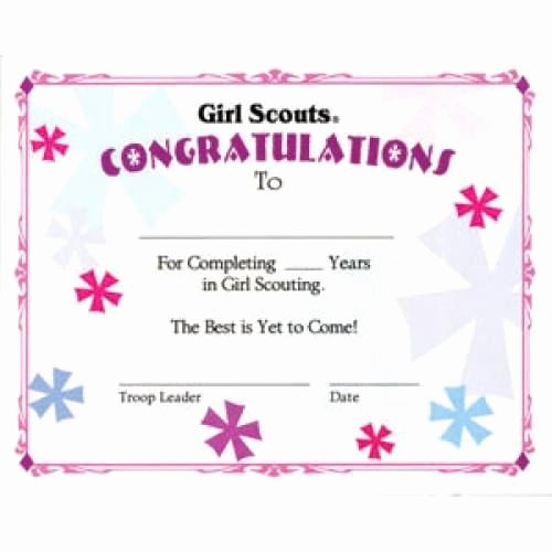 Best Girlfriend Of the Year Award New 8 Best Girl Scout Printable Certificates Images On