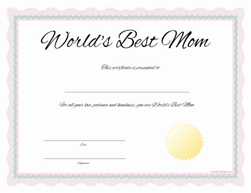 Best Mom In the World Award Elegant How to Make Mothers Day Memorable 2015