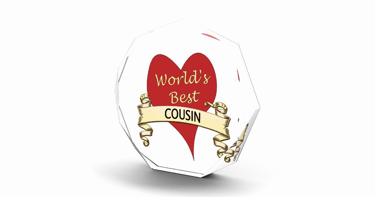 Best Wife In the World Award Inspirational World S Best Cousin Award