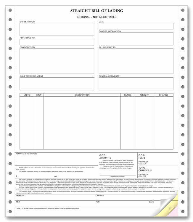 Bill Of Lading Short form Template Beautiful Bill Of Lading forms Templates In Word and Pdf Excel
