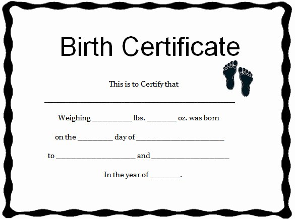 Birth Certificate Template for Microsoft Word Best Of Word Certificate Template 53 Free Download Samples