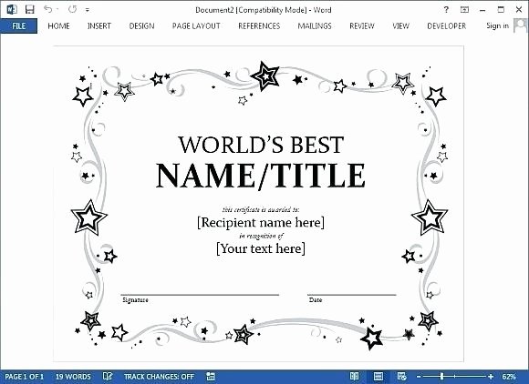 Birth Certificate Template Google Docs Awesome Certificate Template Google Docs 2018