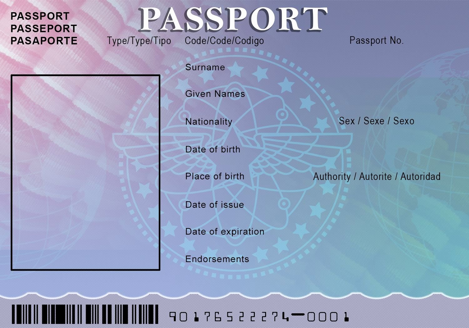 Birth Certificate Template Google Docs Lovely Blank Passport Template Google Search …