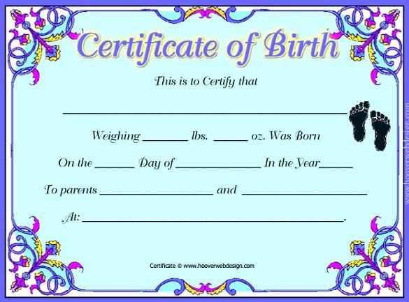 Birth Certificate Template Pdf Luxury Birth Certificate Template